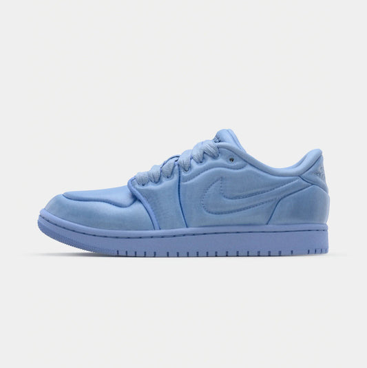 Pantofi sport Air Jordan 1 Low Method Of Make Aluminium albastri cu design minimalist și talpă aderentă