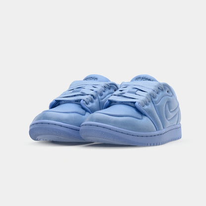 Pantofi sport Air Jordan 1 Low Method Of Make Aluminium albastru deschis cu design modern și șireturi