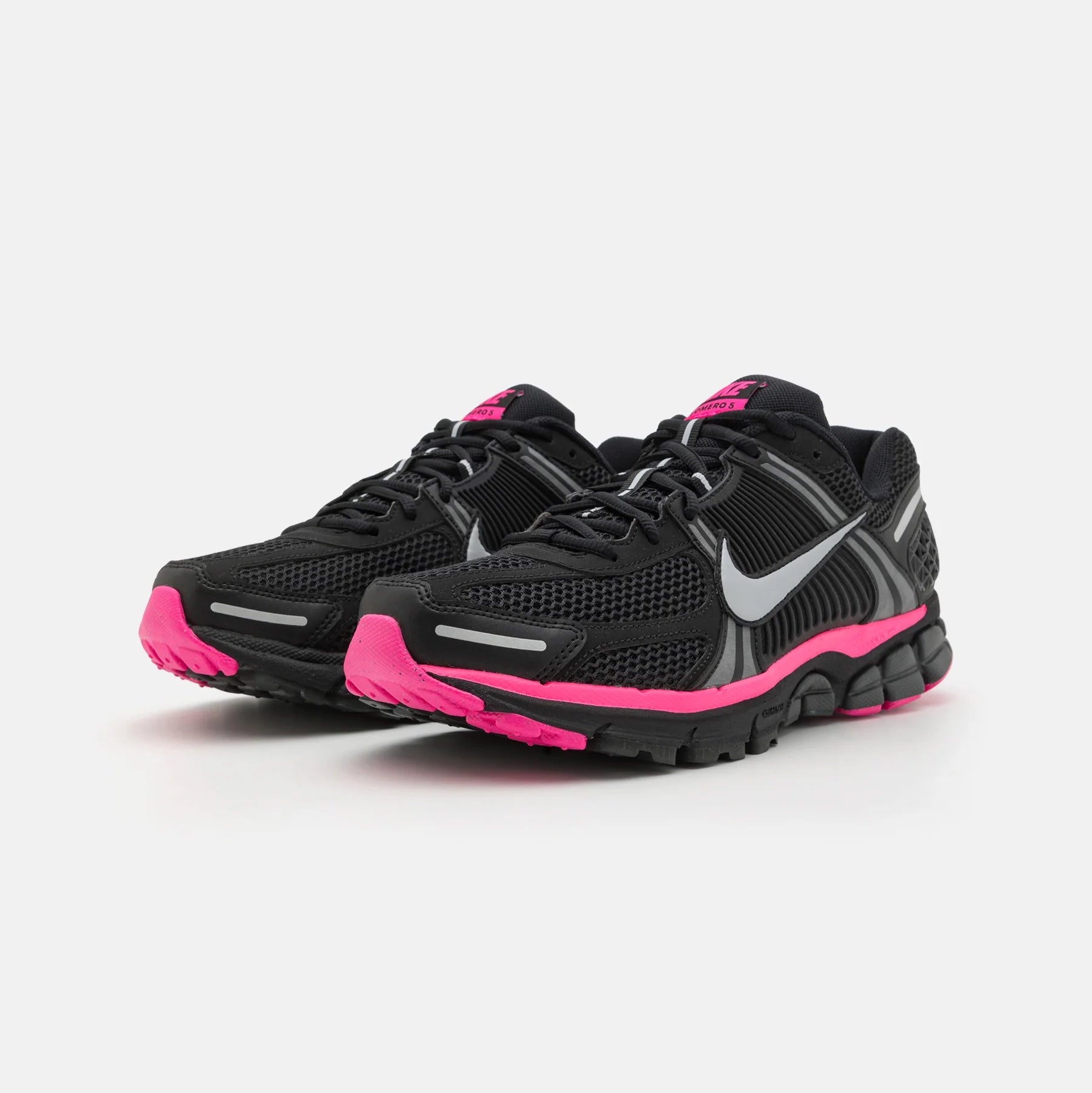 Pantofi sport Nike Vomero 5 Black/MetalicPlatinum/Anthracite/Pink Blast pentru alergare și antrenament